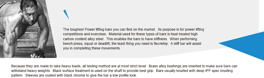 POWER LIFTING BARS