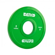 Rubber coated fractional plates 1kg