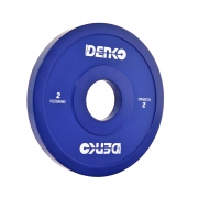 Rubber coated fractional plates 2kg