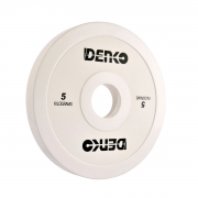 Rubber coated fractional plates 5kg